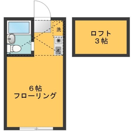 コーポアルファの物件間取画像